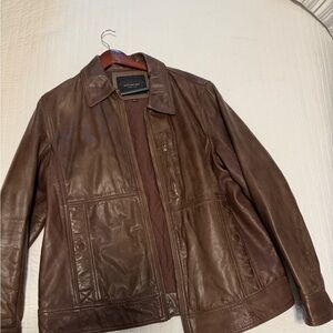 Men's Brown Leather Jacket